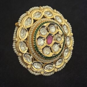 jadau ring oval - 18